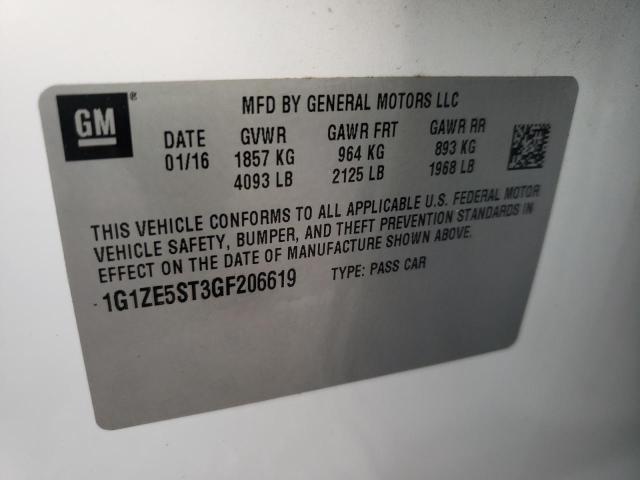 Photo 9 VIN: 1G1ZE5ST3GF206619 - CHEVROLET MALIBU LT 