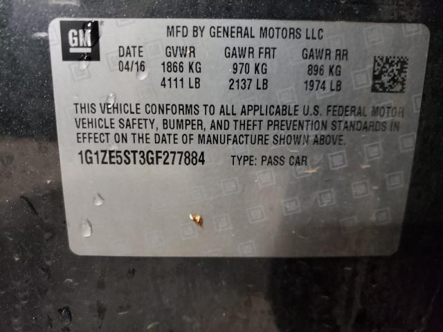 Photo 9 VIN: 1G1ZE5ST3GF277884 - CHEVROLET MALIBU LT 