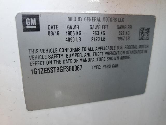 Photo 11 VIN: 1G1ZE5ST3GF360067 - CHEVROLET MALIBU 