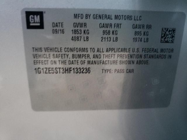 Photo 9 VIN: 1G1ZE5ST3HF133236 - CHEVROLET MALIBU LT 