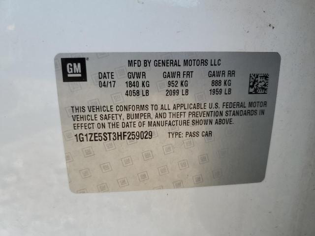 Photo 11 VIN: 1G1ZE5ST3HF259029 - CHEVROLET MALIBU LT 