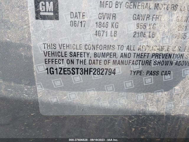 Photo 8 VIN: 1G1ZE5ST3HF282794 - CHEVROLET MALIBU 