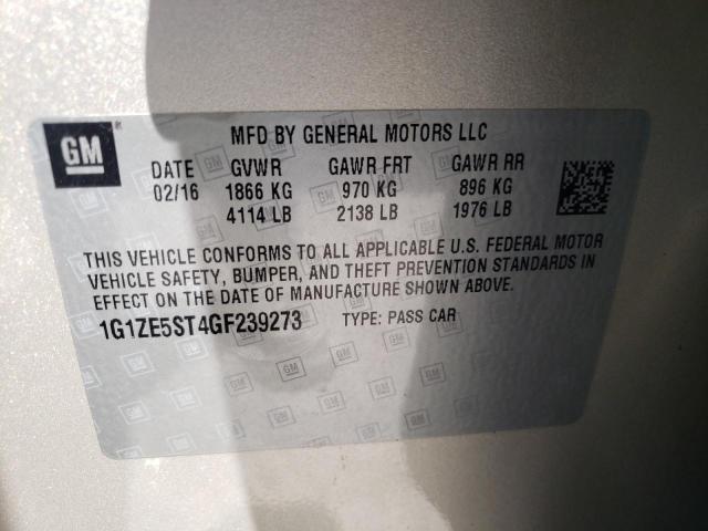 Photo 9 VIN: 1G1ZE5ST4GF239273 - CHEVROLET MALIBU LT 