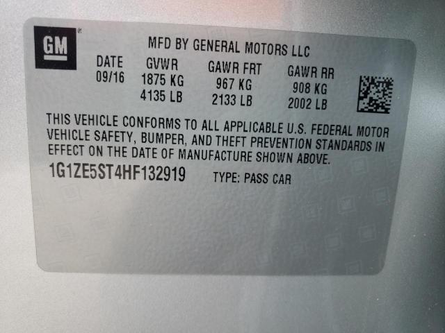 Photo 9 VIN: 1G1ZE5ST4HF132919 - CHEVROLET MALIBU LT 