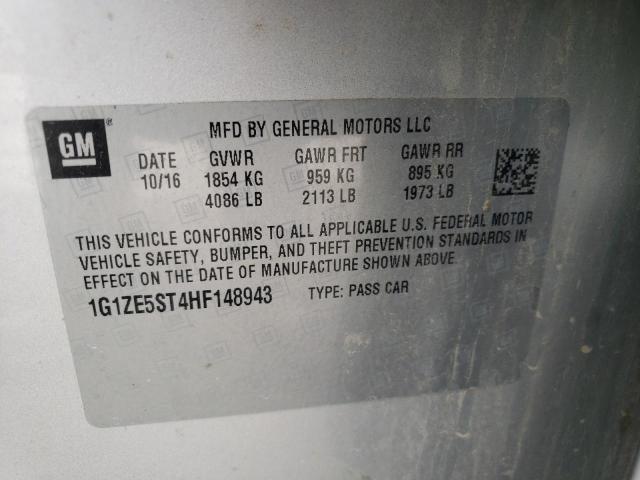 Photo 9 VIN: 1G1ZE5ST4HF148943 - CHEVROLET MALIBU 