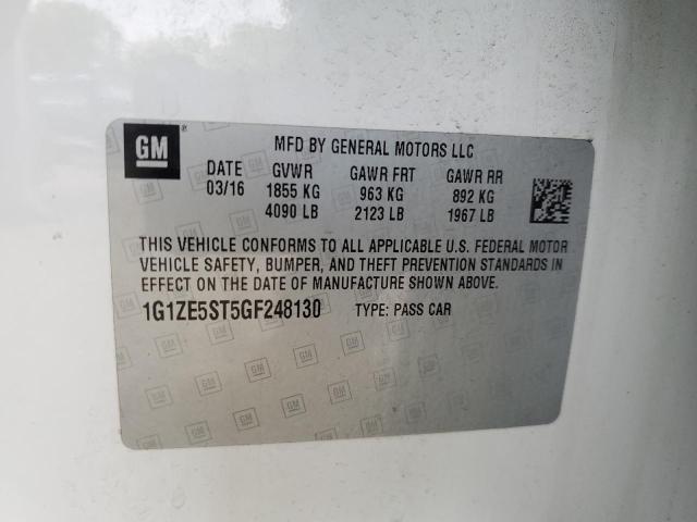 Photo 11 VIN: 1G1ZE5ST5GF248130 - CHEVROLET MALIBU 