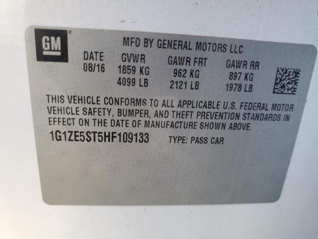 Photo 11 VIN: 1G1ZE5ST5HF109133 - CHEVROLET MALIBU LT 