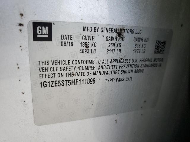 Photo 9 VIN: 1G1ZE5ST5HF111898 - CHEVROLET MALIBU LT 