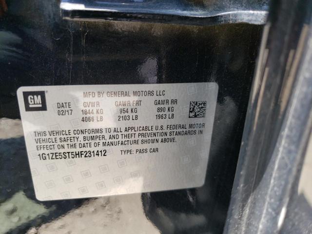 Photo 9 VIN: 1G1ZE5ST5HF231412 - CHEVROLET MALIBU LT 