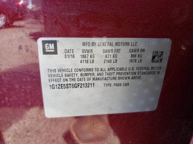 Photo 11 VIN: 1G1ZE5ST6GF213211 - CHEVROLET MALIBU LT 