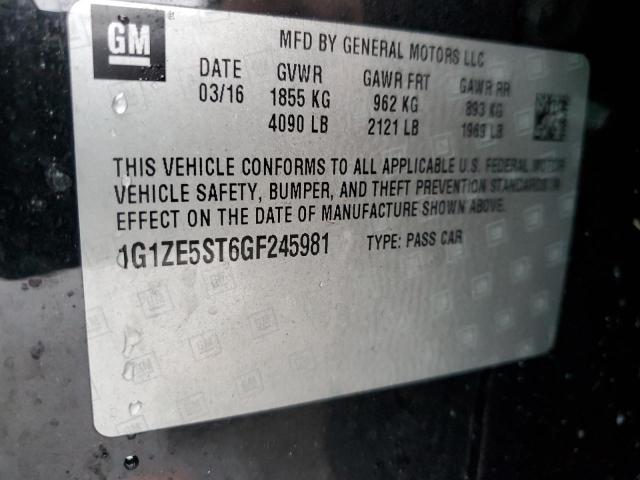 Photo 11 VIN: 1G1ZE5ST6GF245981 - CHEVROLET MALIBU LT 