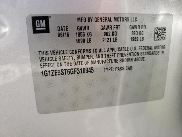 Photo 9 VIN: 1G1ZE5ST6GF310845 - CHEVROLET MALIBU LT 