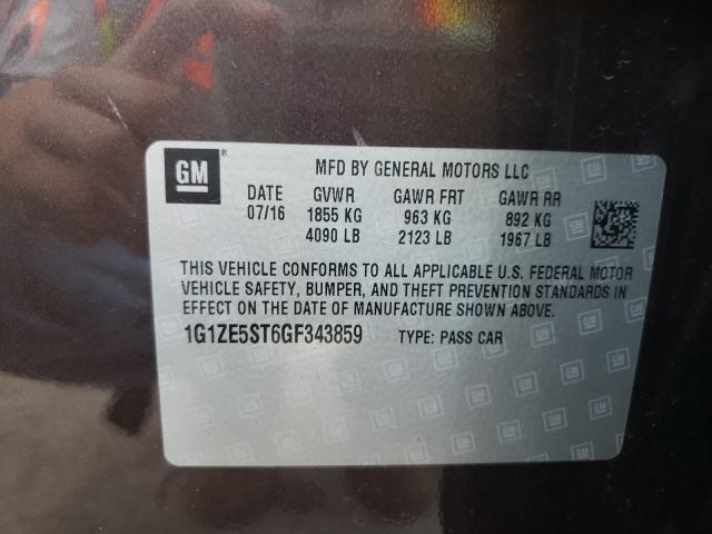 Photo 9 VIN: 1G1ZE5ST6GF343859 - CHEVROLET MALIBU LT 