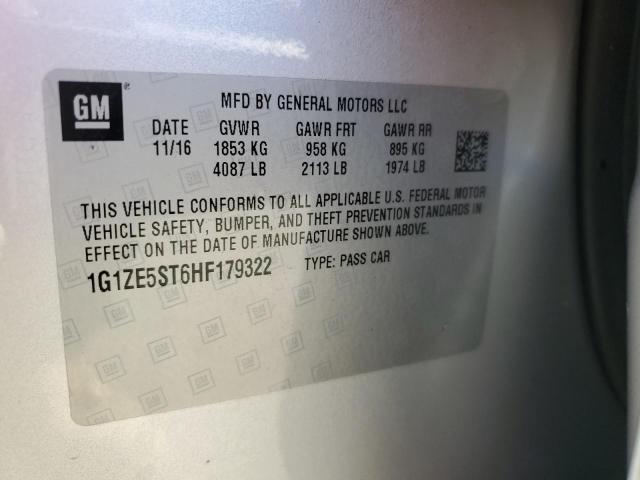 Photo 11 VIN: 1G1ZE5ST6HF179322 - CHEVROLET MALIBU LT 