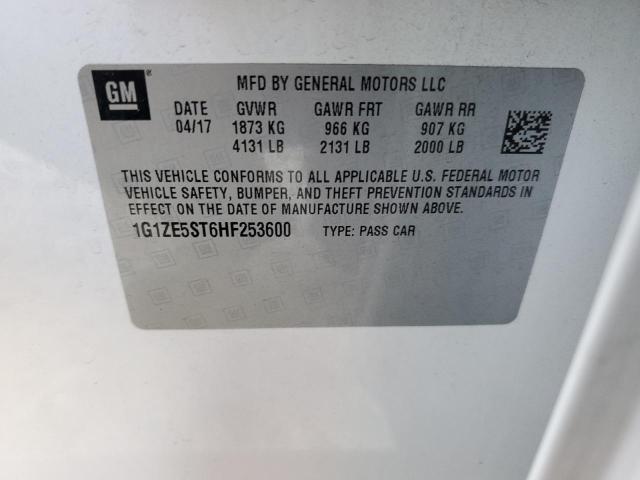 Photo 9 VIN: 1G1ZE5ST6HF253600 - CHEVROLET MALIBU LT 