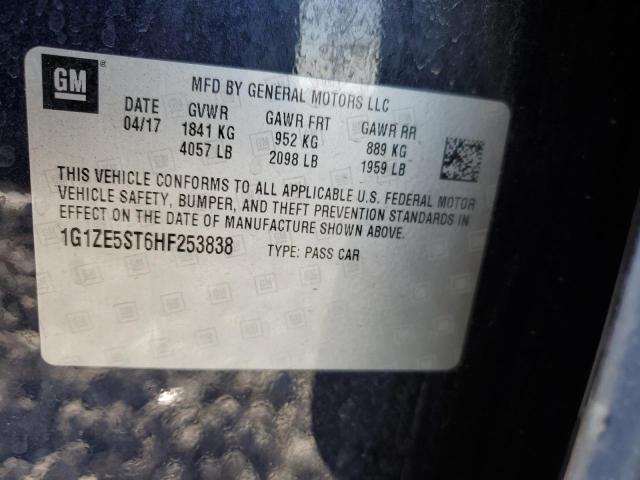 Photo 11 VIN: 1G1ZE5ST6HF253838 - CHEVROLET MALIBU LT 