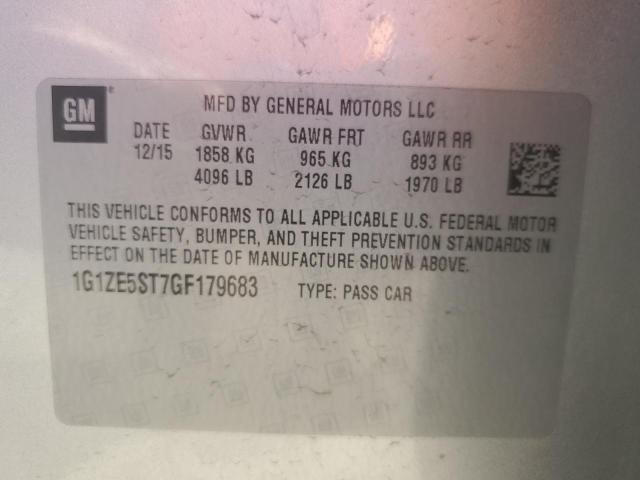 Photo 11 VIN: 1G1ZE5ST7GF179683 - CHEVROLET MALIBU 