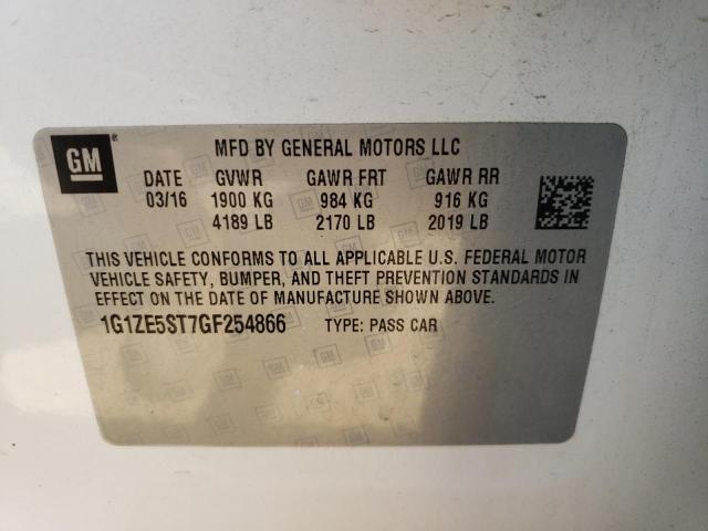 Photo 9 VIN: 1G1ZE5ST7GF254866 - CHEVROLET MALIBU 