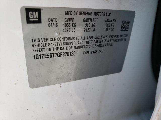 Photo 11 VIN: 1G1ZE5ST7GF270128 - CHEVROLET MALIBU LT 