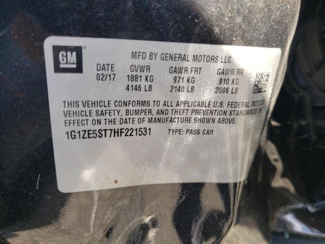 Photo 11 VIN: 1G1ZE5ST7HF221531 - CHEVROLET MALIBU LT 