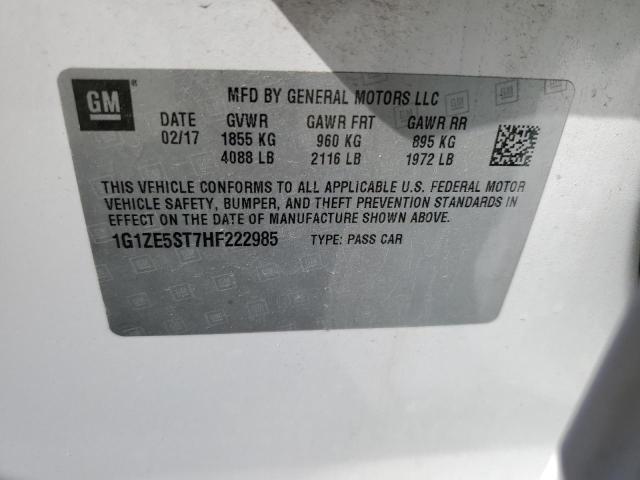 Photo 11 VIN: 1G1ZE5ST7HF222985 - CHEVROLET MALIBU 