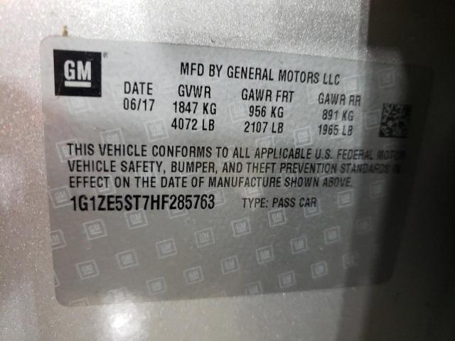 Photo 12 VIN: 1G1ZE5ST7HF285763 - CHEVROLET MALIBU LT 