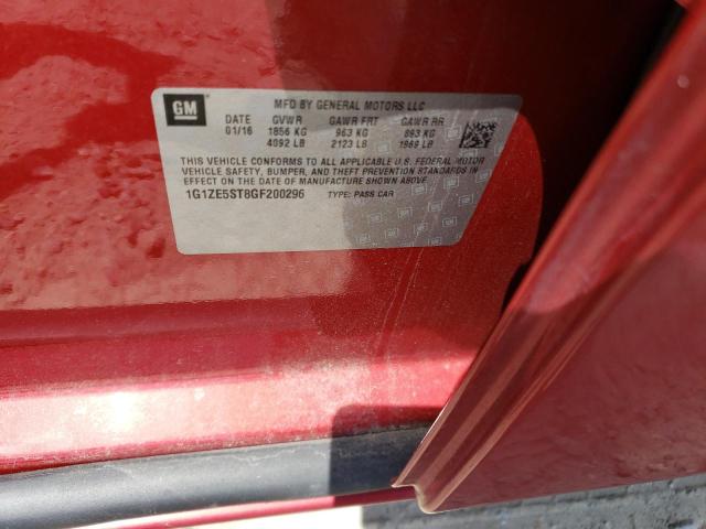 Photo 11 VIN: 1G1ZE5ST8GF200296 - CHEVROLET MALIBU 