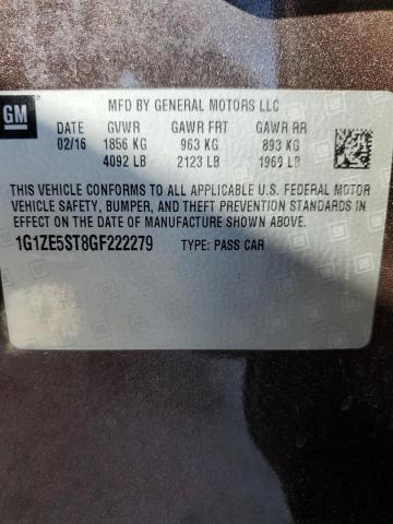 Photo 11 VIN: 1G1ZE5ST8GF222279 - CHEVROLET MALIBU LT 