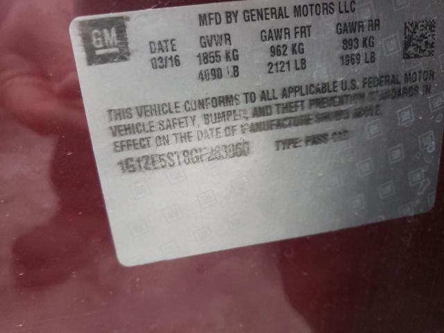 Photo 9 VIN: 1G1ZE5ST8GF263060 - CHEVROLET MALIBU LT 