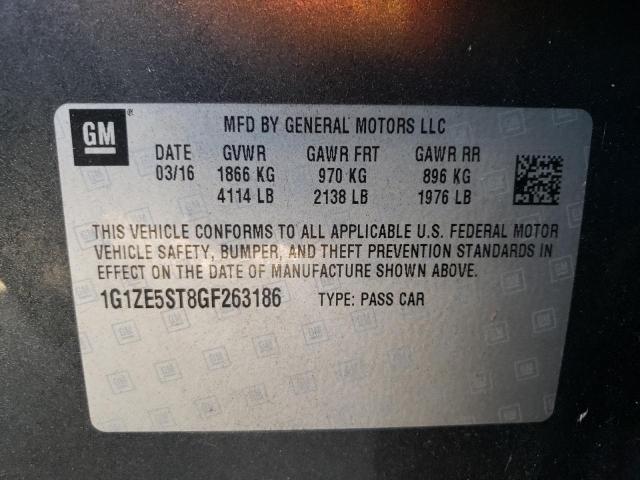 Photo 9 VIN: 1G1ZE5ST8GF263186 - CHEVROLET MALIBU LT 