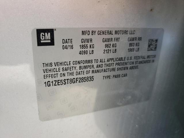 Photo 11 VIN: 1G1ZE5ST8GF285835 - CHEVROLET MALIBU 