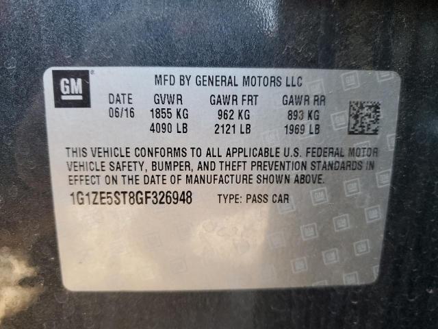 Photo 11 VIN: 1G1ZE5ST8GF326948 - CHEVROLET MALIBU 