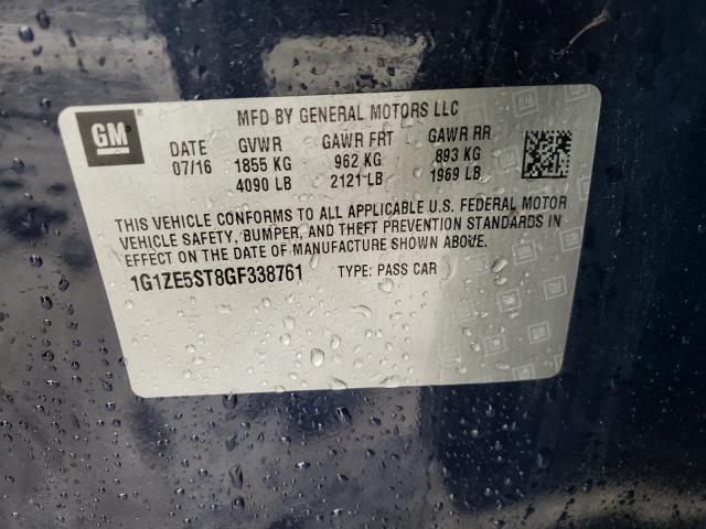 Photo 11 VIN: 1G1ZE5ST8GF338761 - CHEVROLET MALIBU 1LT 