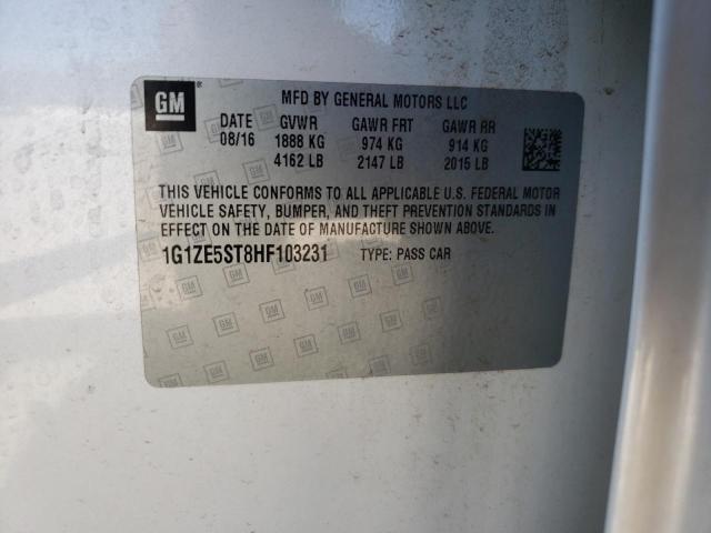 Photo 9 VIN: 1G1ZE5ST8HF103231 - CHEVROLET MALIBU LT 