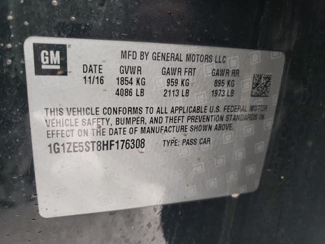 Photo 9 VIN: 1G1ZE5ST8HF176308 - CHEVROLET MALIBU LT 