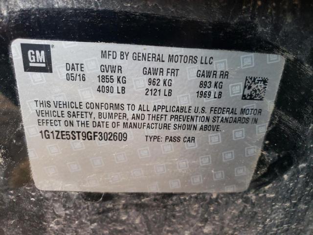 Photo 9 VIN: 1G1ZE5ST9GF302609 - CHEVROLET MALIBU LT 