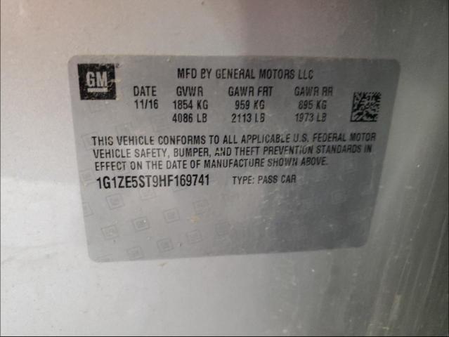 Photo 9 VIN: 1G1ZE5ST9HF169741 - CHEVROLET MALIBU LT 