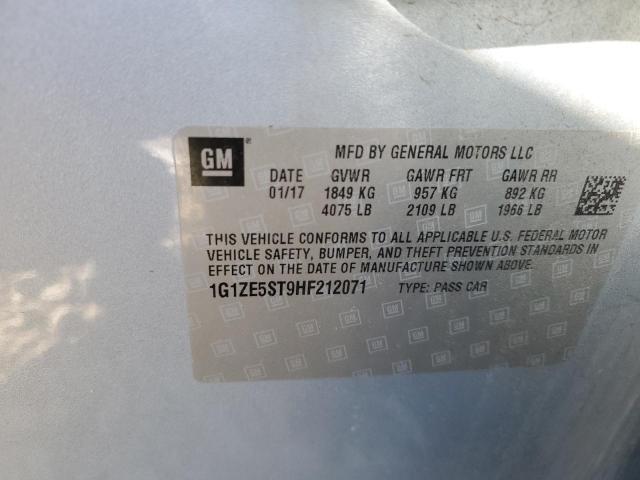 Photo 11 VIN: 1G1ZE5ST9HF212071 - CHEVROLET MALIBU LT 