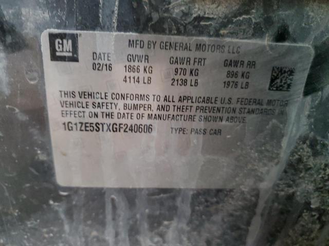 Photo 11 VIN: 1G1ZE5STXGF240606 - CHEVROLET MALIBU 