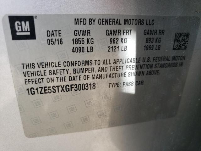 Photo 11 VIN: 1G1ZE5STXGF300318 - CHEVROLET MALIBU LT 