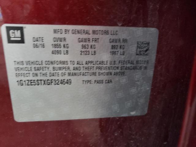 Photo 11 VIN: 1G1ZE5STXGF324649 - CHEVROLET MALIBU LT 