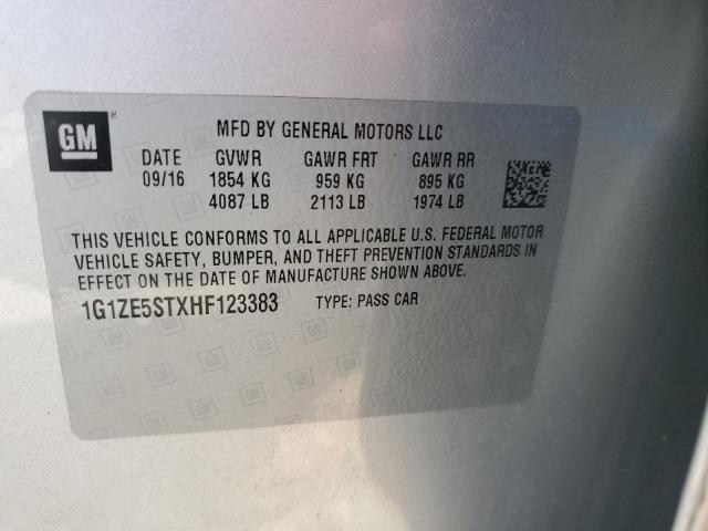 Photo 11 VIN: 1G1ZE5STXHF123383 - CHEVROLET MALIBU 