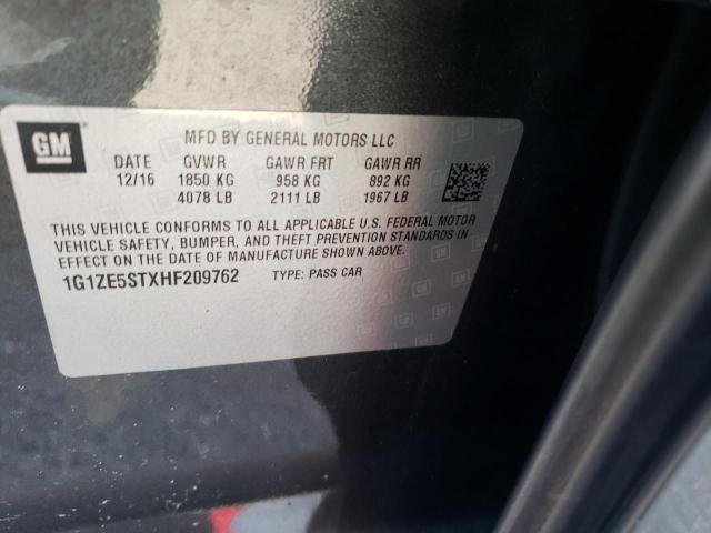 Photo 11 VIN: 1G1ZE5STXHF209762 - CHEVROLET MALIBU LT 