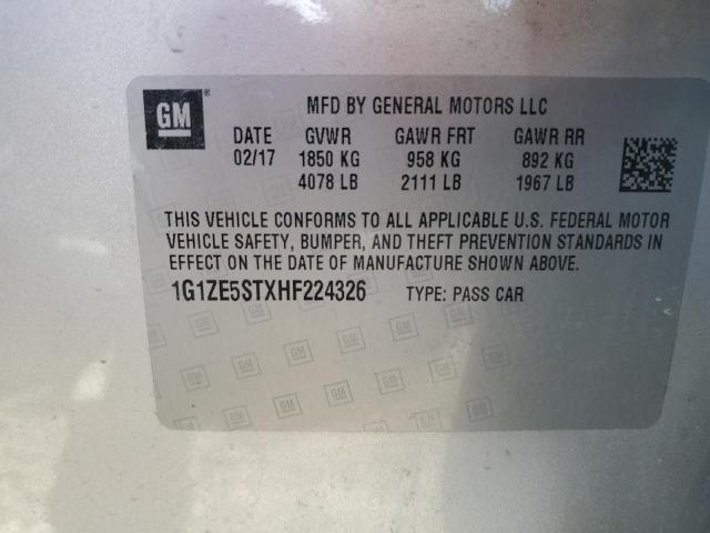 Photo 12 VIN: 1G1ZE5STXHF224326 - CHEVROLET MALIBU LT 