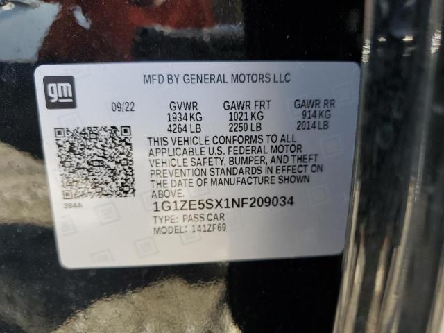 Photo 11 VIN: 1G1ZE5SX1NF209034 - CHEVROLET MALIBU PRE 