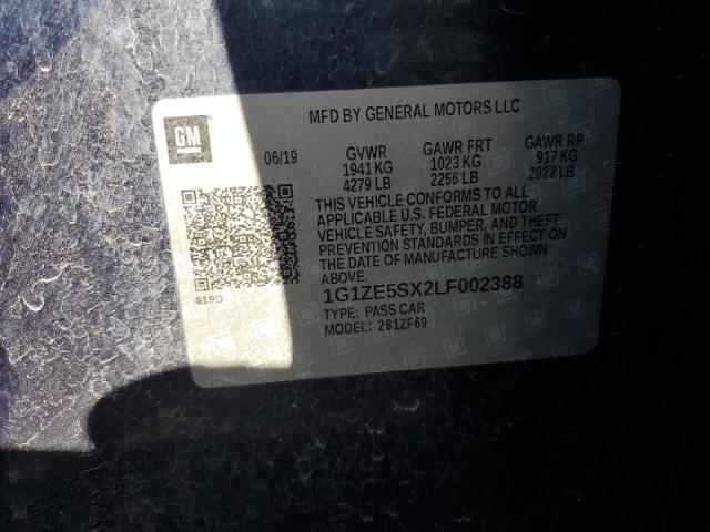 Photo 11 VIN: 1G1ZE5SX2LF002388 - CHEVROLET MALIBU PRE 