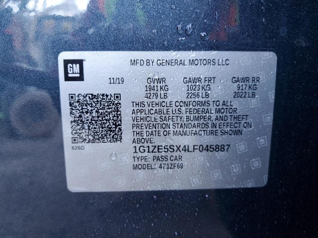 Photo 12 VIN: 1G1ZE5SX4LF045887 - CHEVROLET MALIBU PRE 