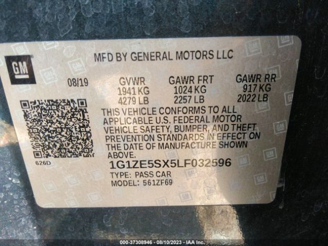 Photo 8 VIN: 1G1ZE5SX5LF032596 - CHEVROLET MALIBU 