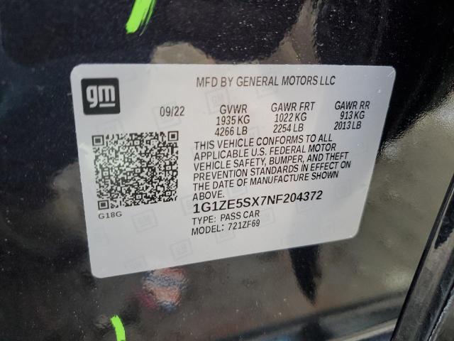 Photo 11 VIN: 1G1ZE5SX7NF204372 - CHEVROLET MALIBU 