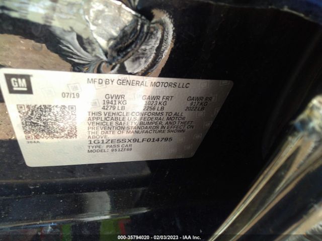 Photo 8 VIN: 1G1ZE5SX9LF014795 - CHEVROLET MALIBU 